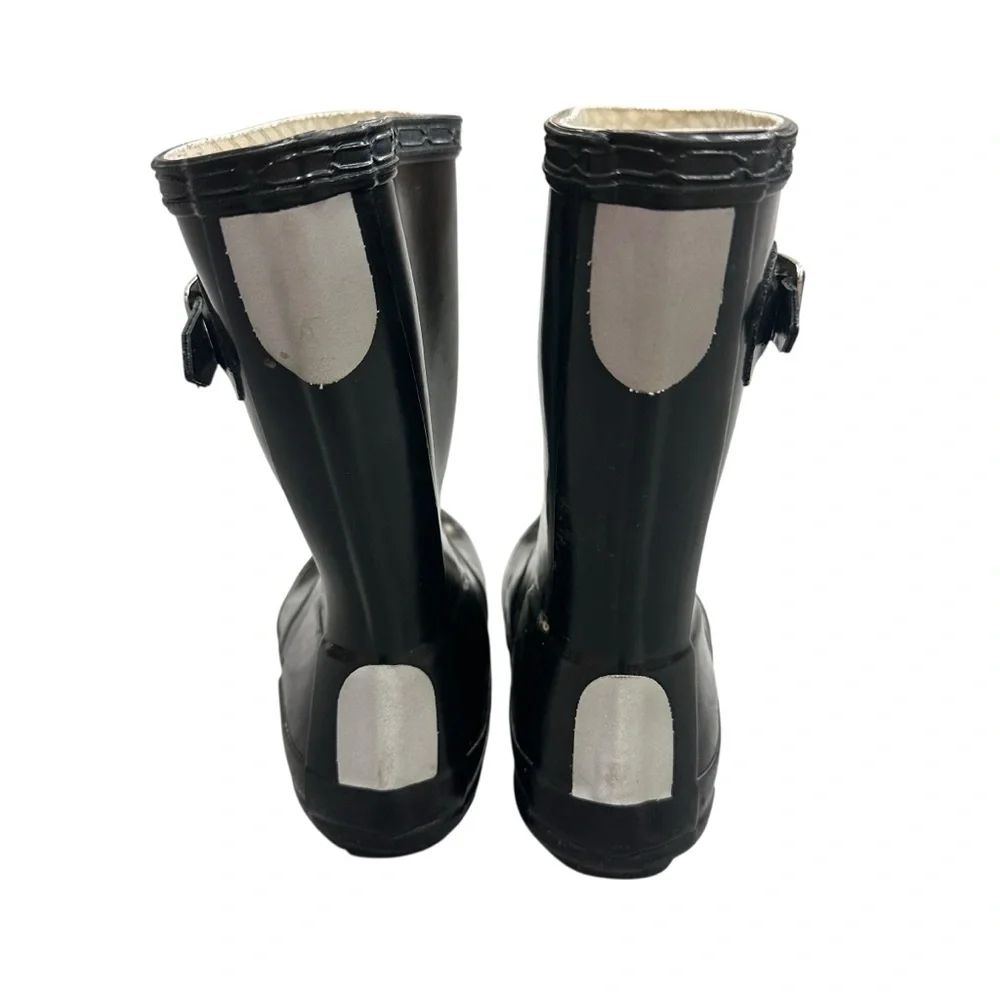 Hunter Original Kids‎ Black Gloss Rain Boots SIze 10/11